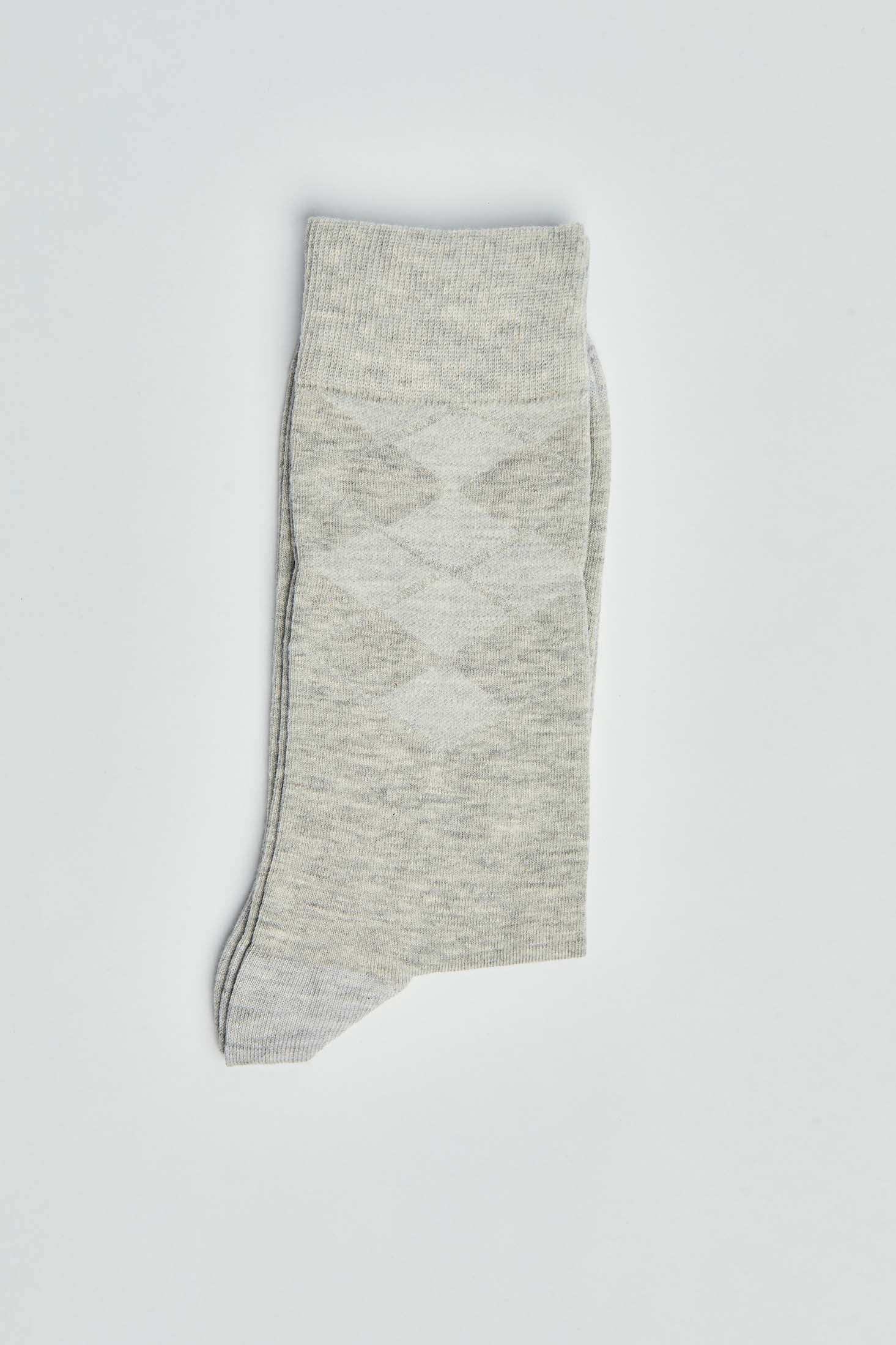 Diamond Shape Mid-Calf Socks