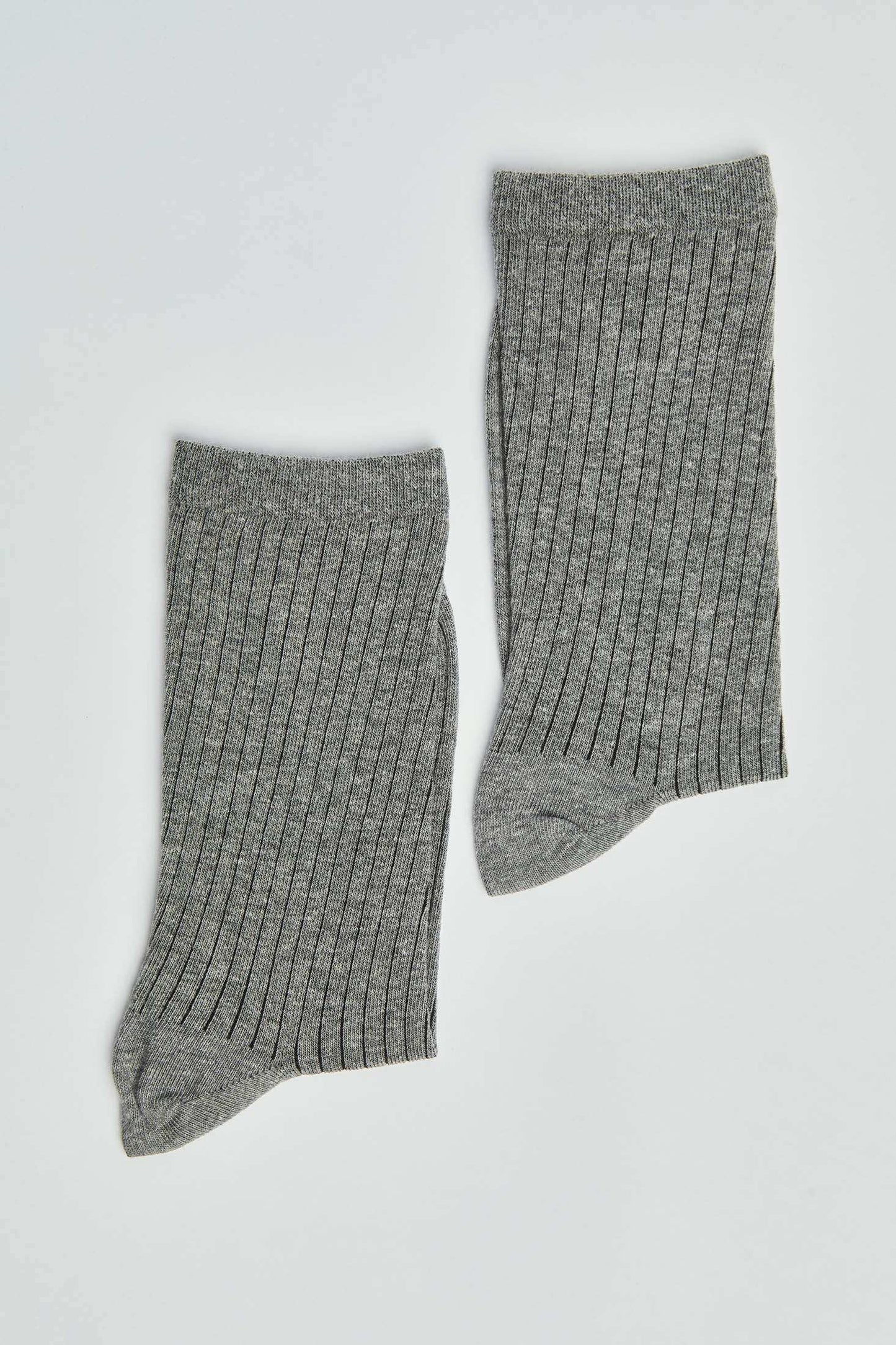 Classic Ribbed Socks with Soft Stretch