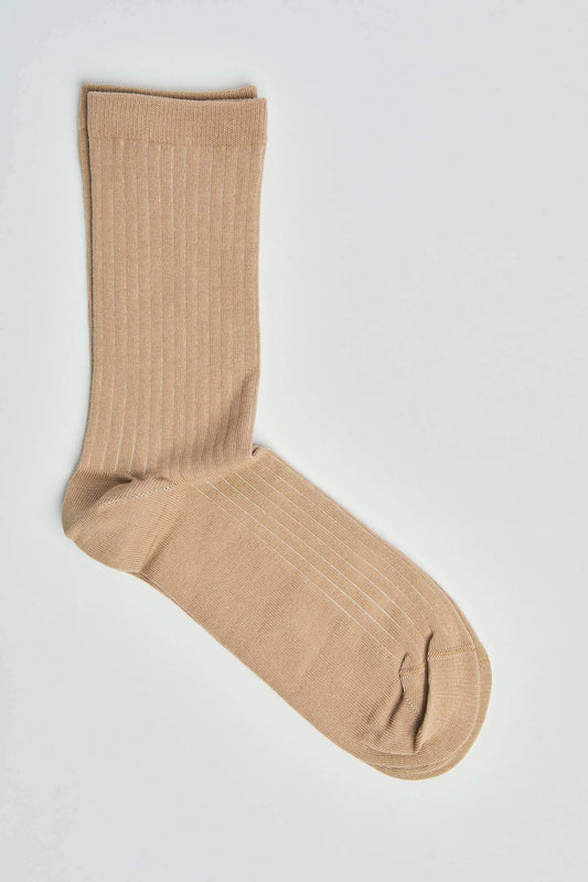 Classic Ribbed Socks with Soft Stretch