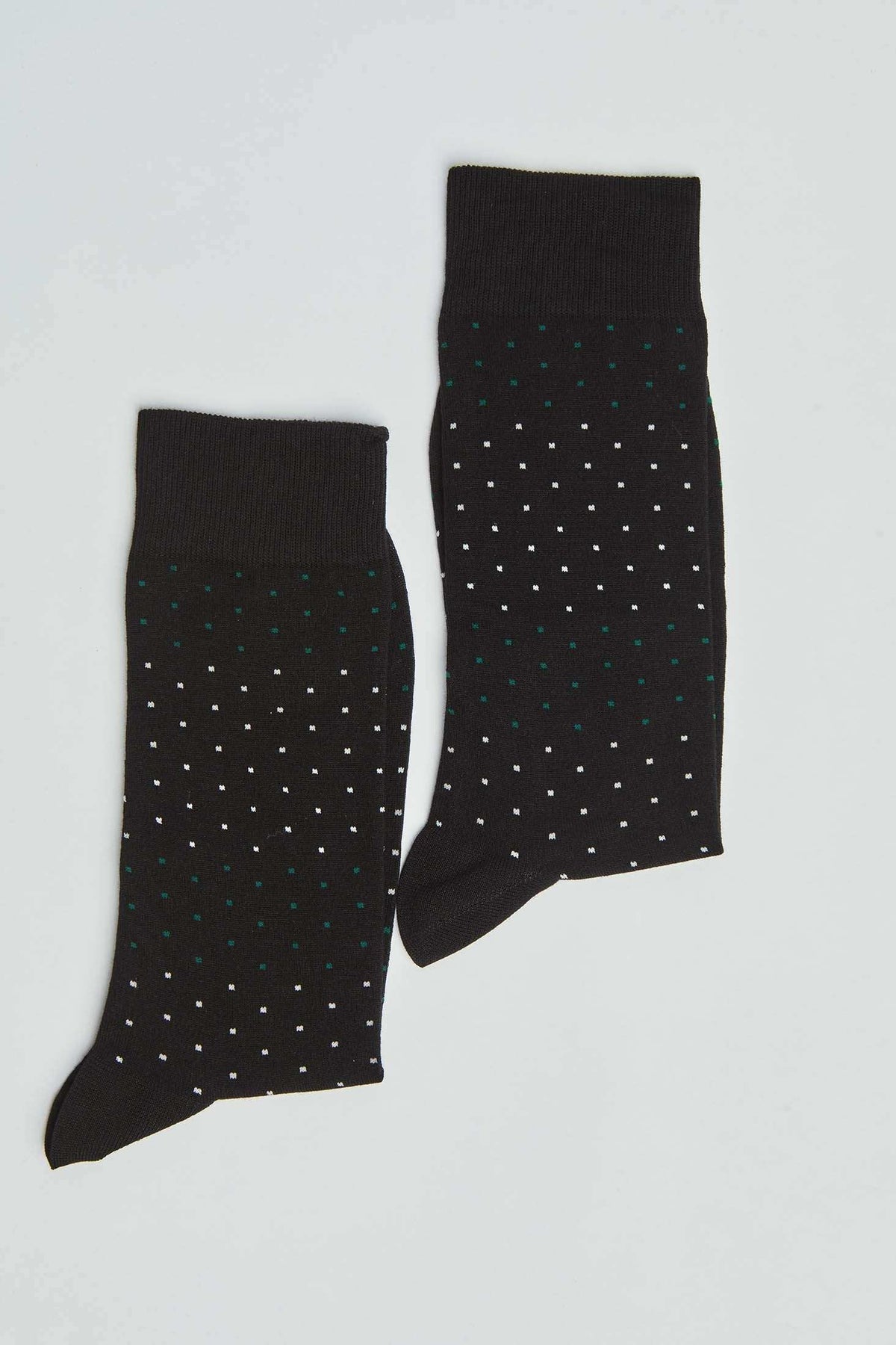 Refined Dress Socks with Dotted Pattern