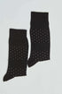 Refined Dress Socks with Dotted Pattern