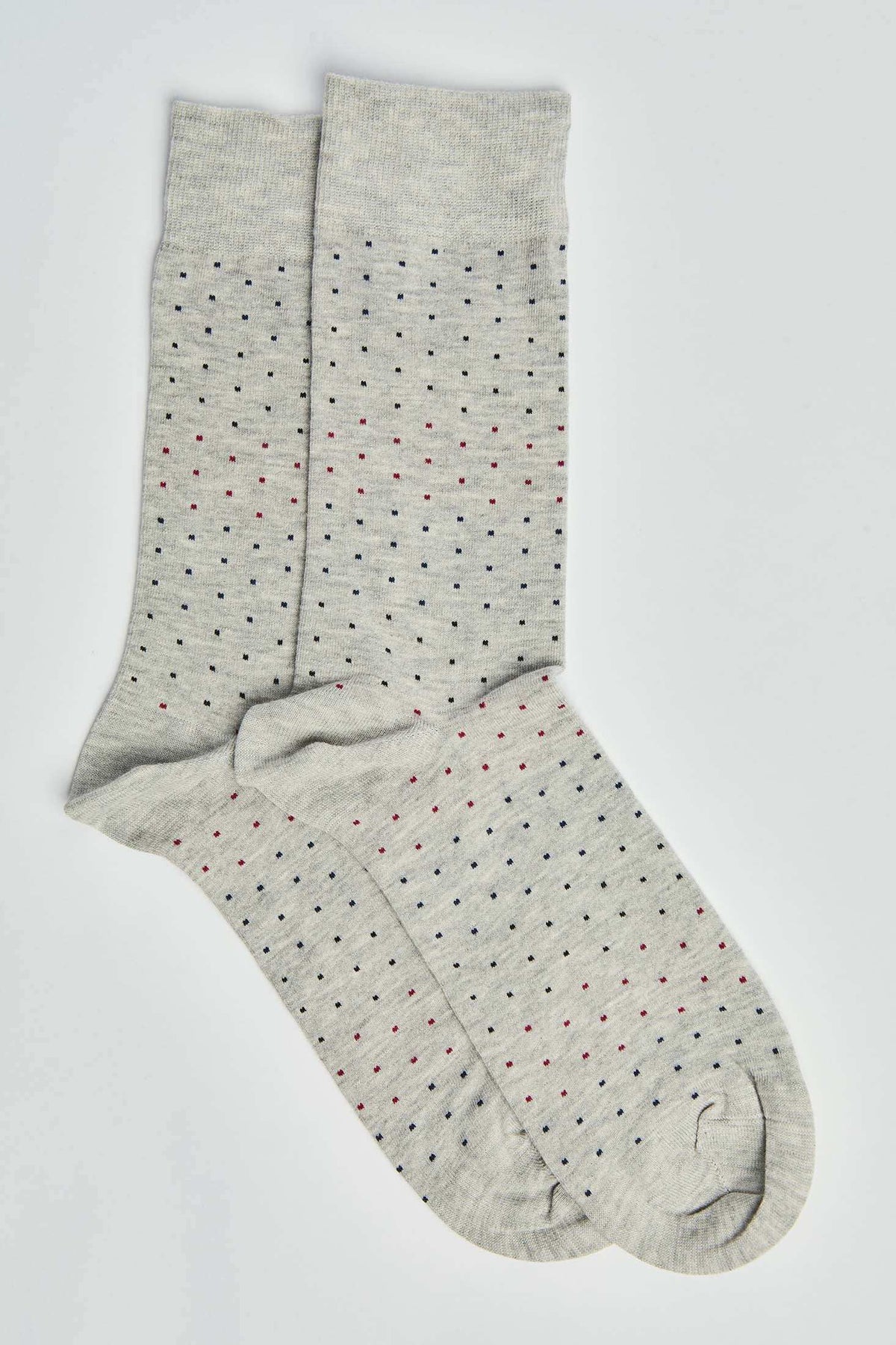 Refined Dress Socks with Dotted Pattern