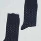 Refined Dress Socks with Dotted Pattern