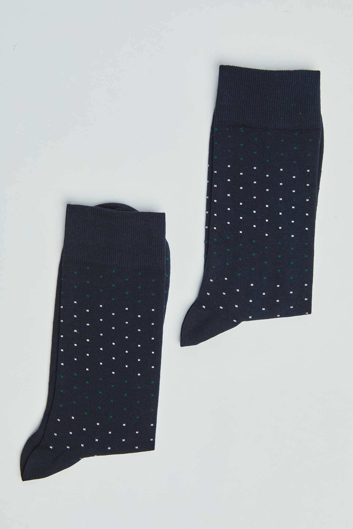 Refined Dress Socks with Dotted Pattern