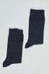 Refined Dress Socks with Dotted Pattern