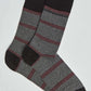 Smooth Dress Socks with Stripes