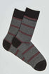 Smooth Dress Socks with Stripes
