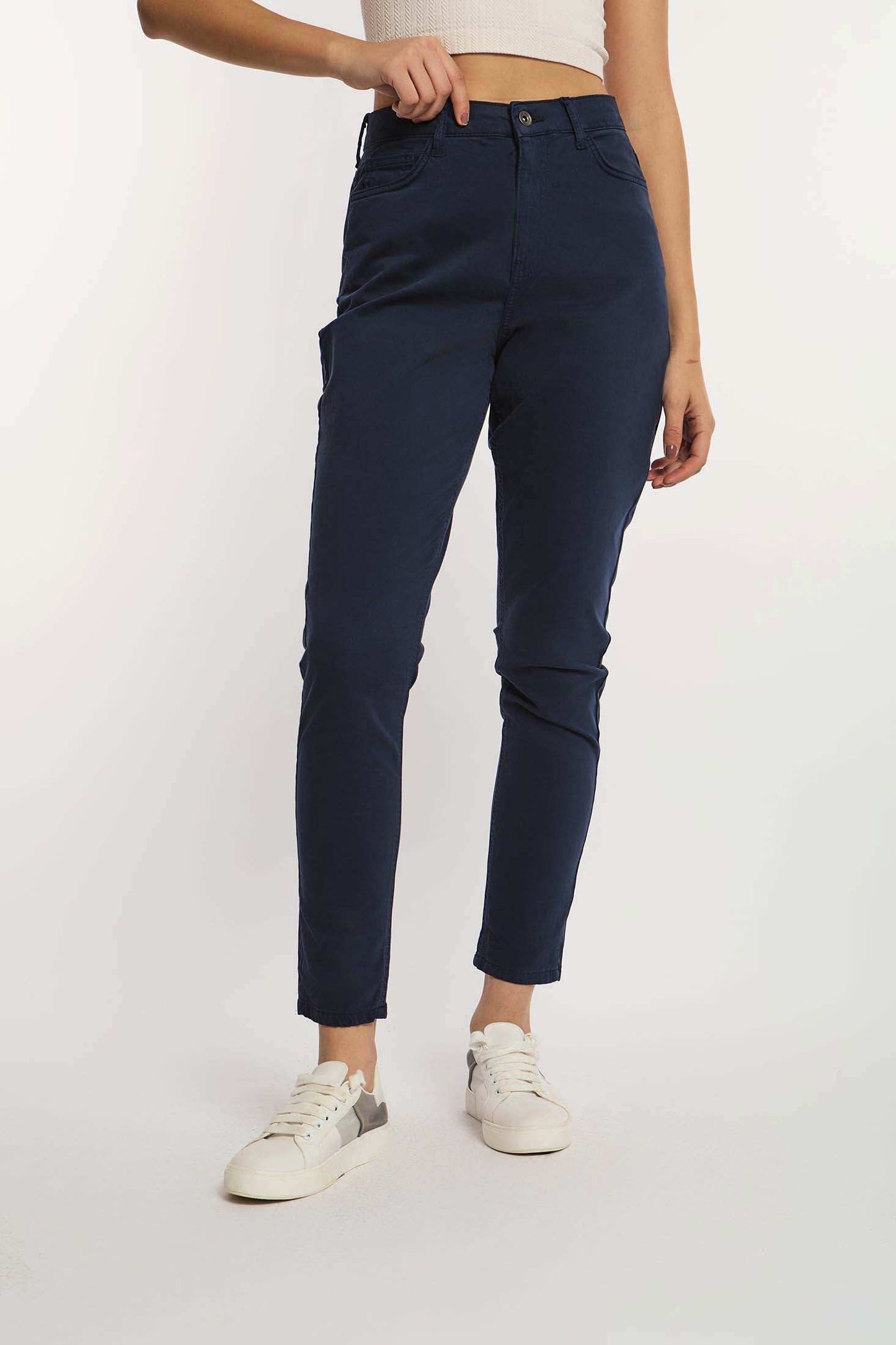 Women Regular Fit Pant - Brown