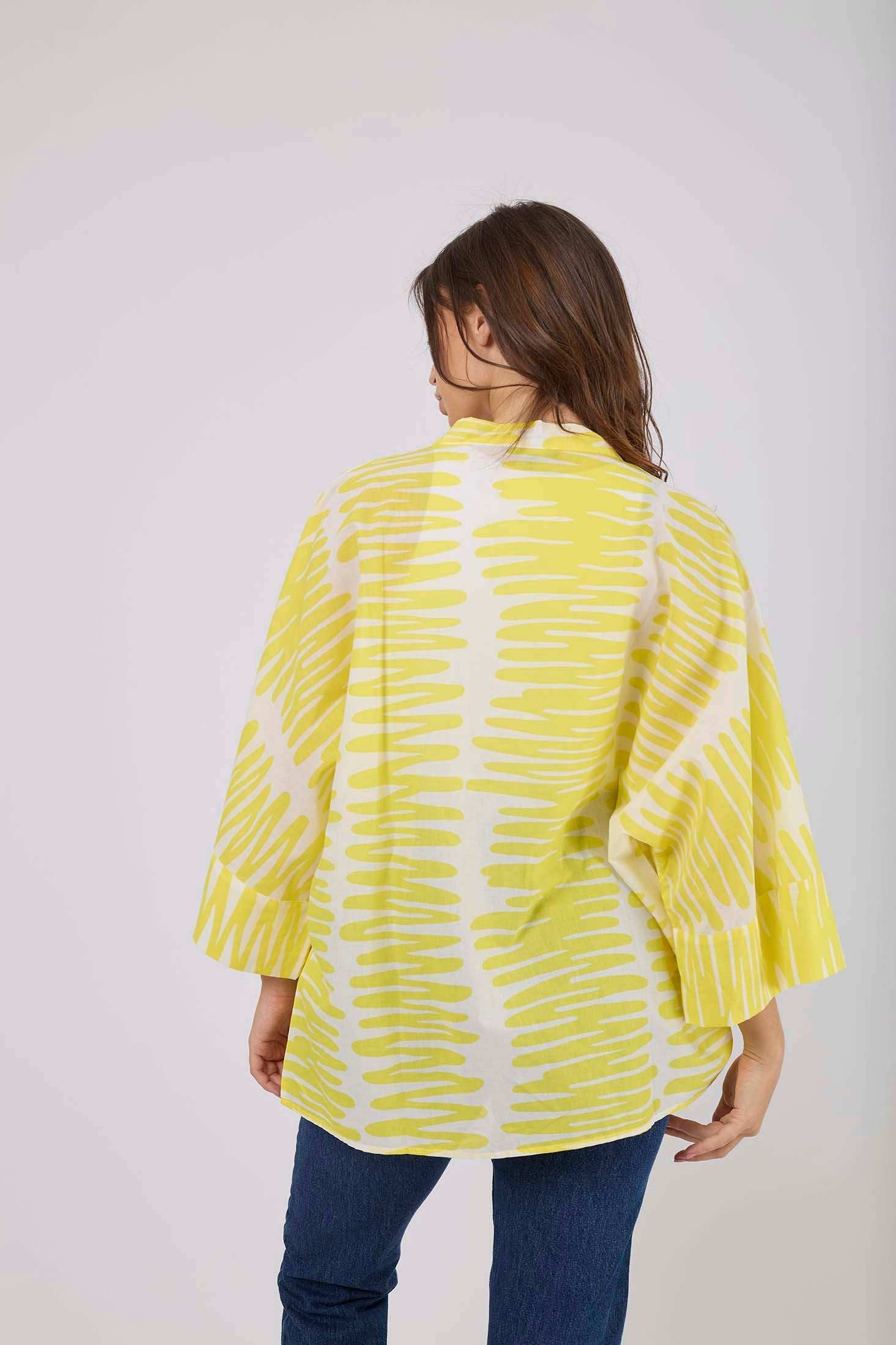 Women Regular Fit Kimono - Multicolorcolor