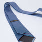 Dalydress blue patterned men's necktie on white background, Egyptian fashion accessory