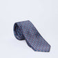 Dalydress patterned blue and red men's tie on white background, elegant Egyptian accessory