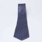 Dalydress men's blue geometric patterned tie on white background, Egyptian fashion accessory