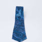 Dalydress men's blue paisley patterned tie on white background