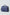 Navy blue men's messenger bag with top handles, dual front pockets, and adjustable shoulder strap