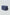 Navy blue rectangular crossbody bag with front pockets, adjustable strap, and zipper closure