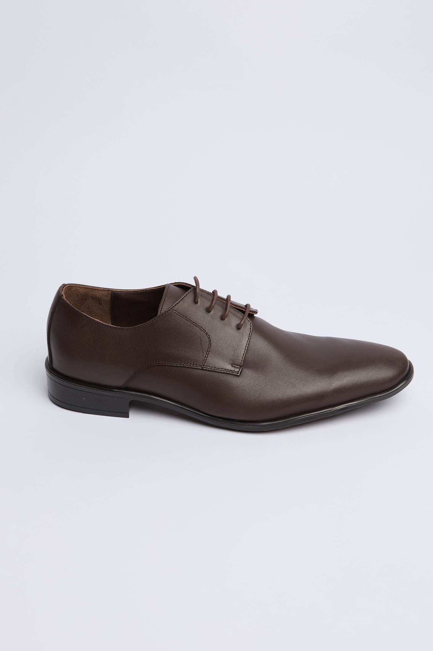 Men’s Brown Leather Lace-Up Shoes