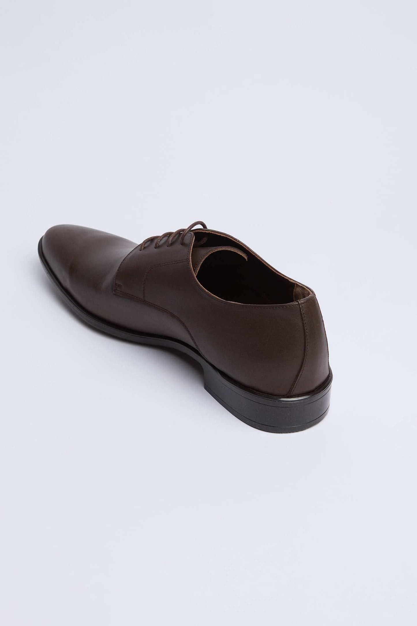 Men’s Brown Leather Lace-Up Shoes