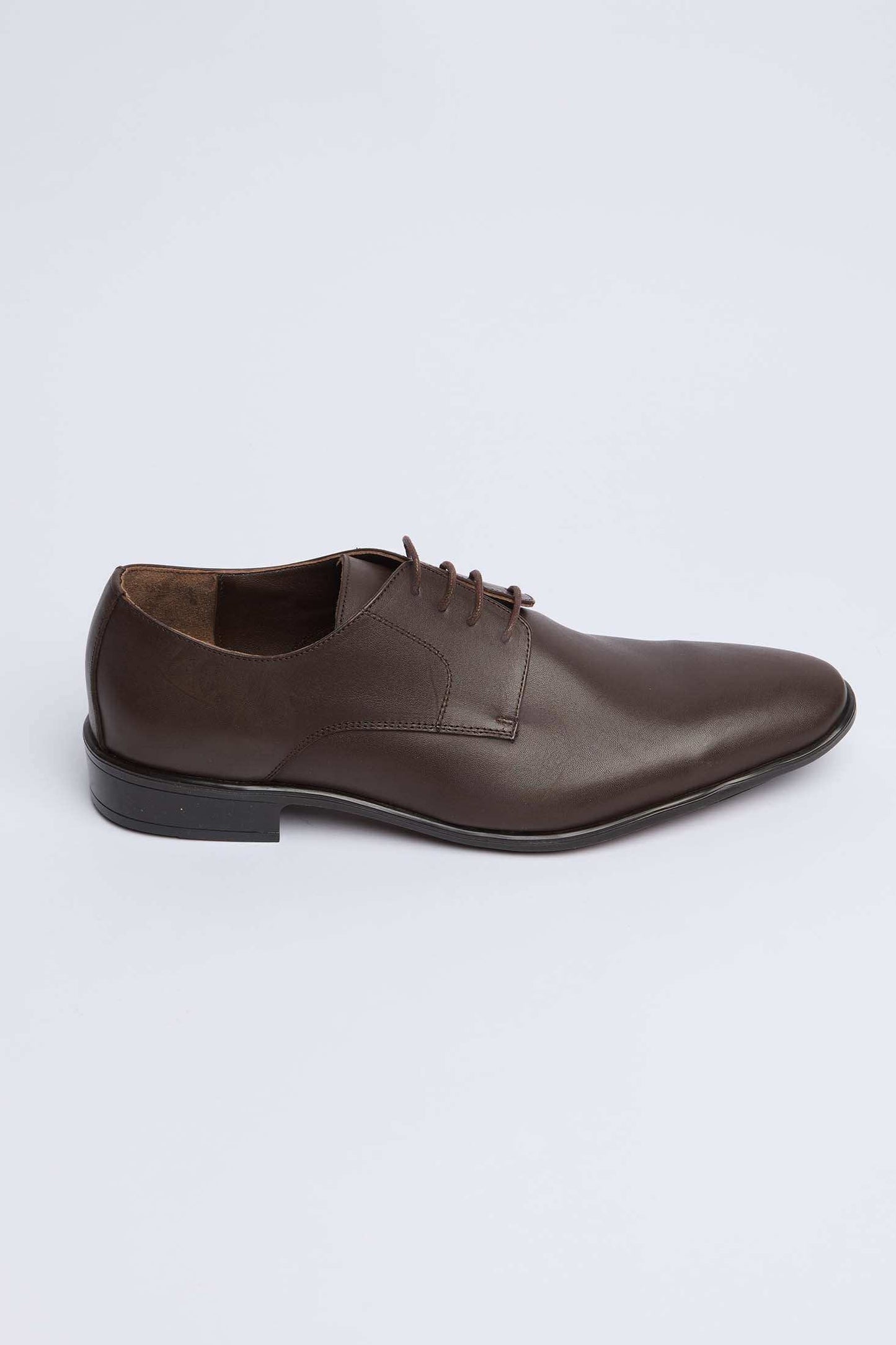 Men’s Brown Leather Lace-Up Shoes