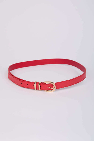 Women Belt - Red