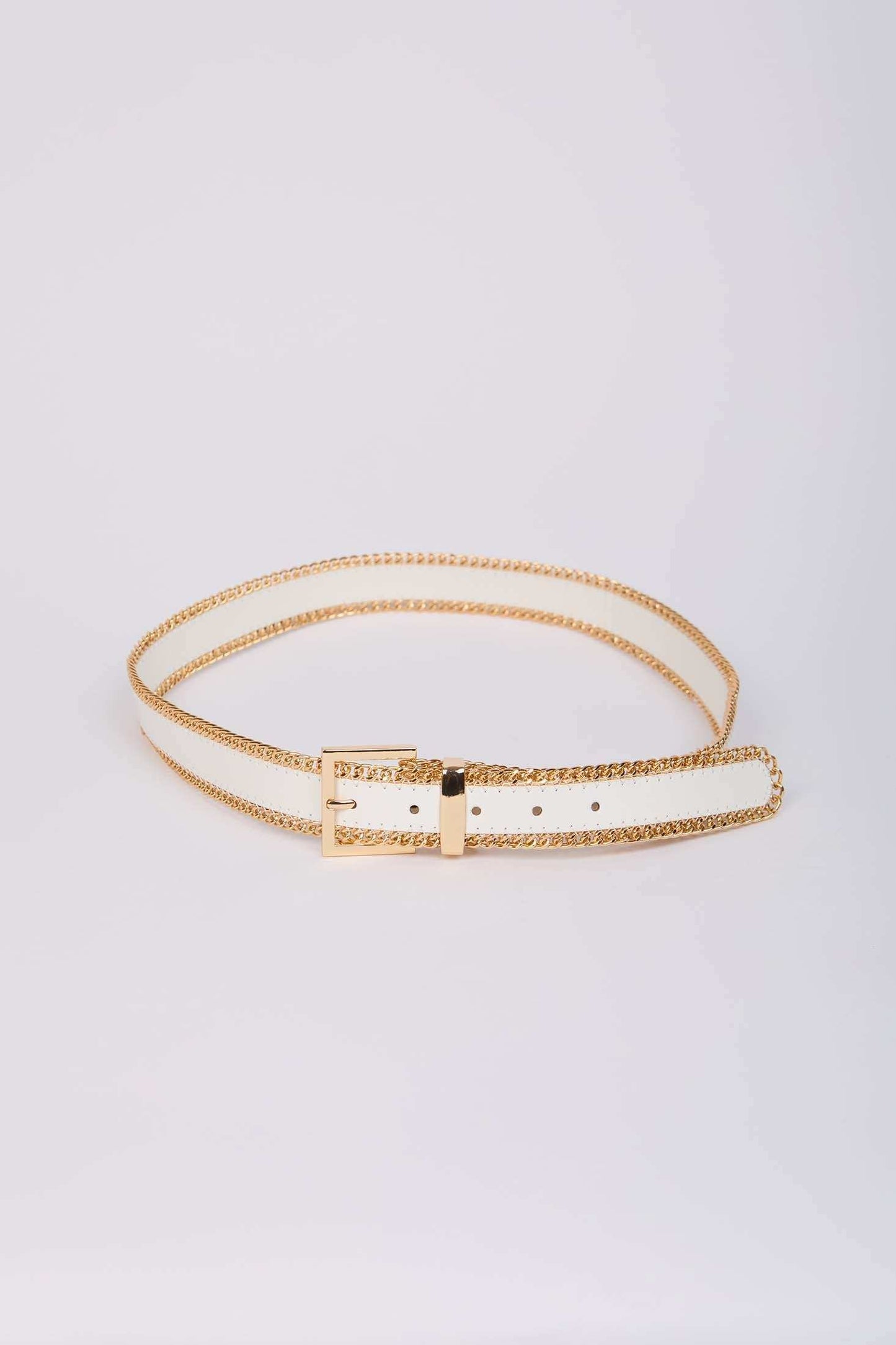 Women Belt - White