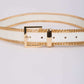 Women Belt - White