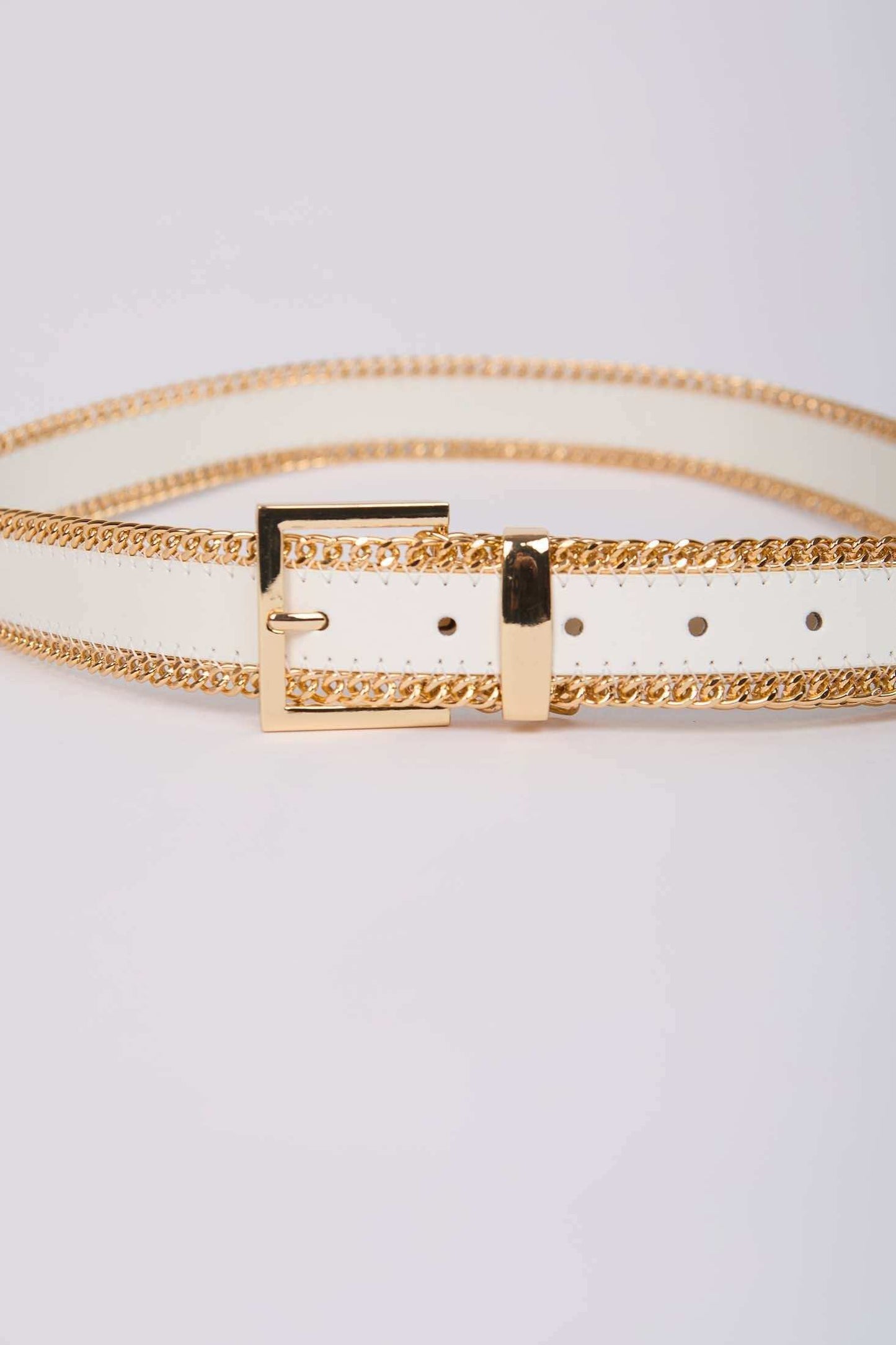 Women Belt - White