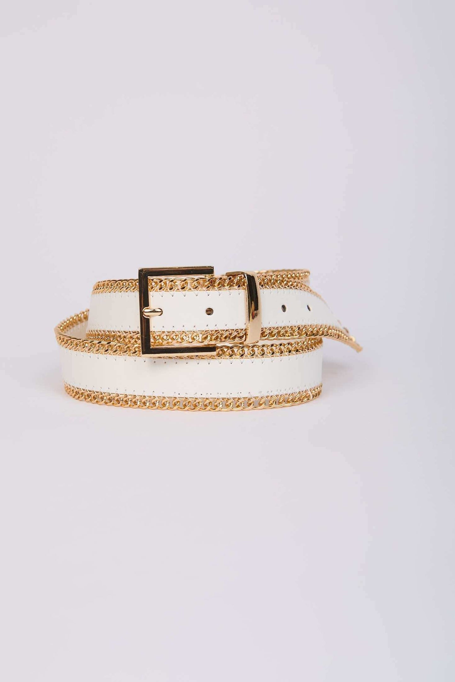 Women Belt - White