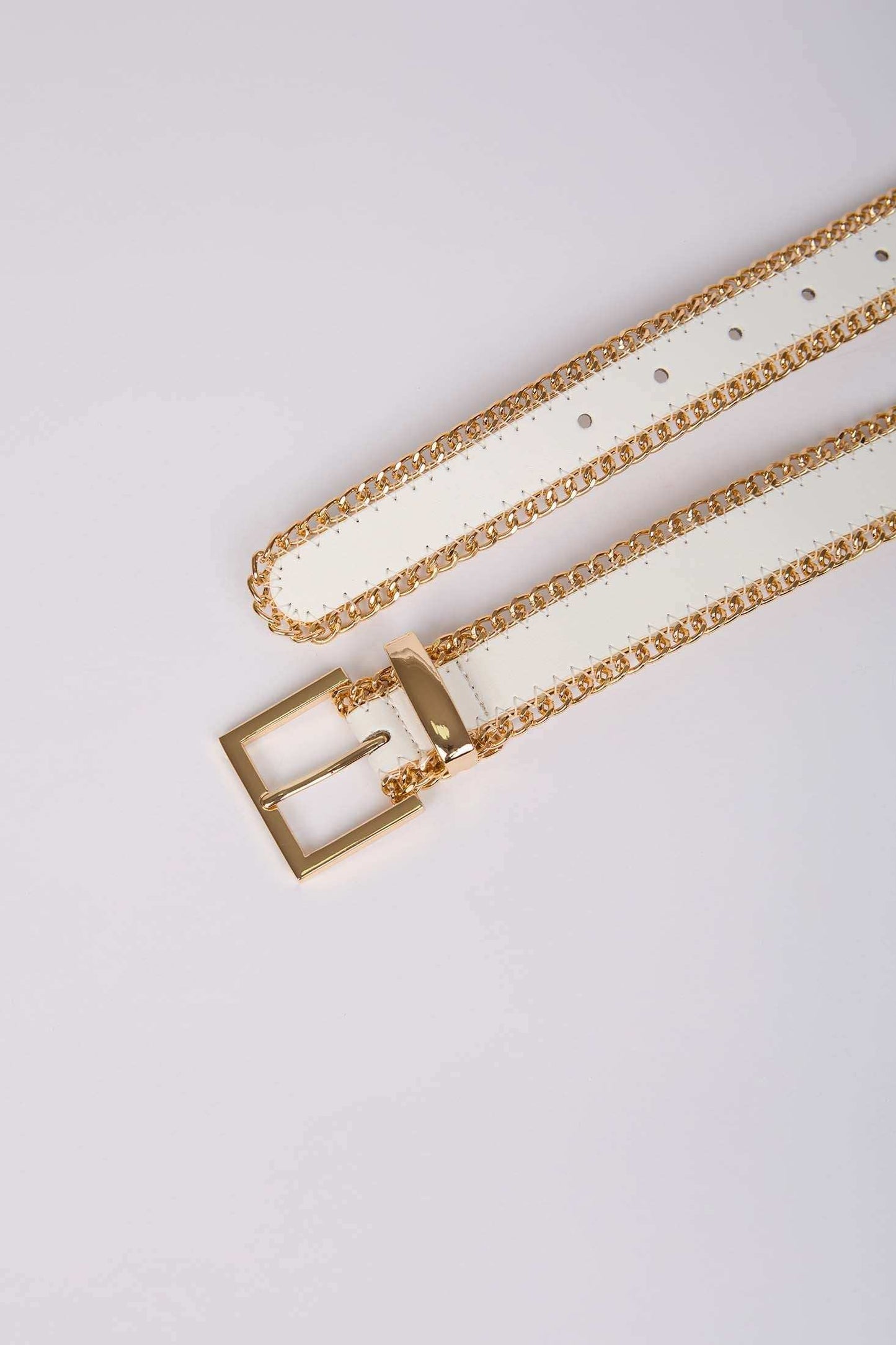 Women Belt - White