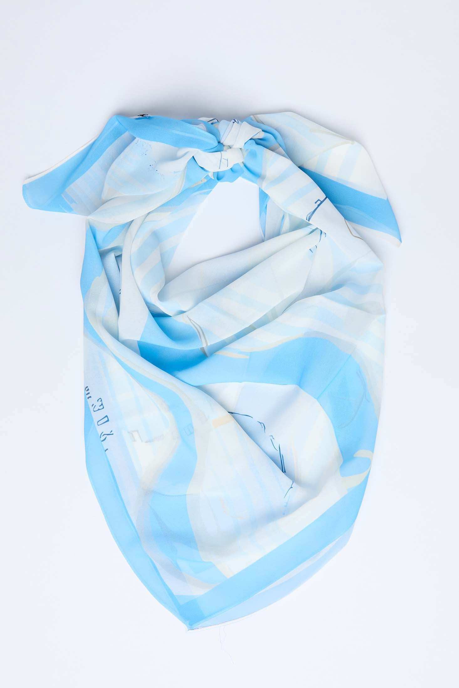 وشاح نسائي - أزرق