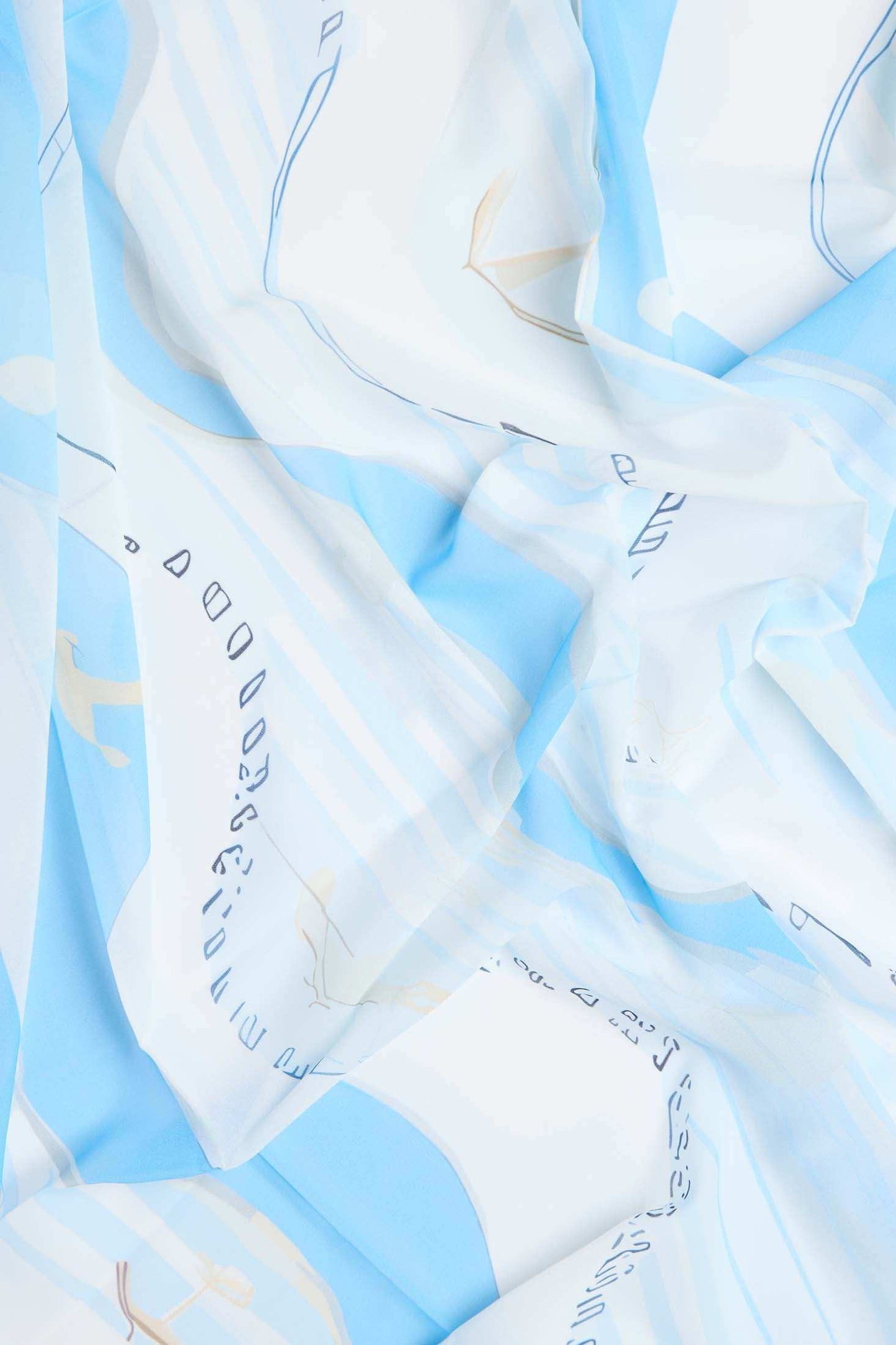 وشاح نسائي - أزرق