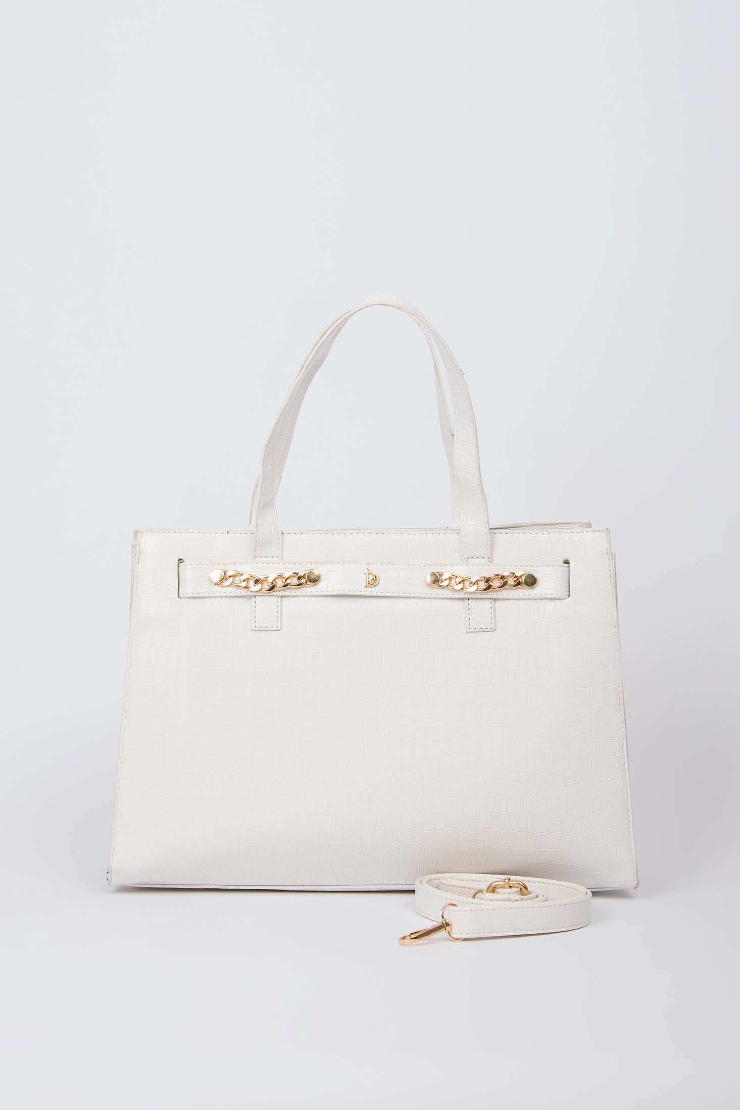 Women Bag - White