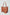 Dalydress brown leather tote bag with matching zippered pouch, minimalist background