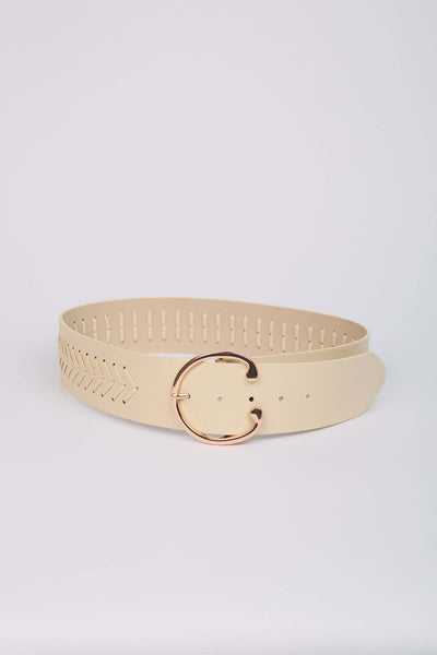 Women Belt - Beige