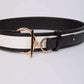 Women Belt - White