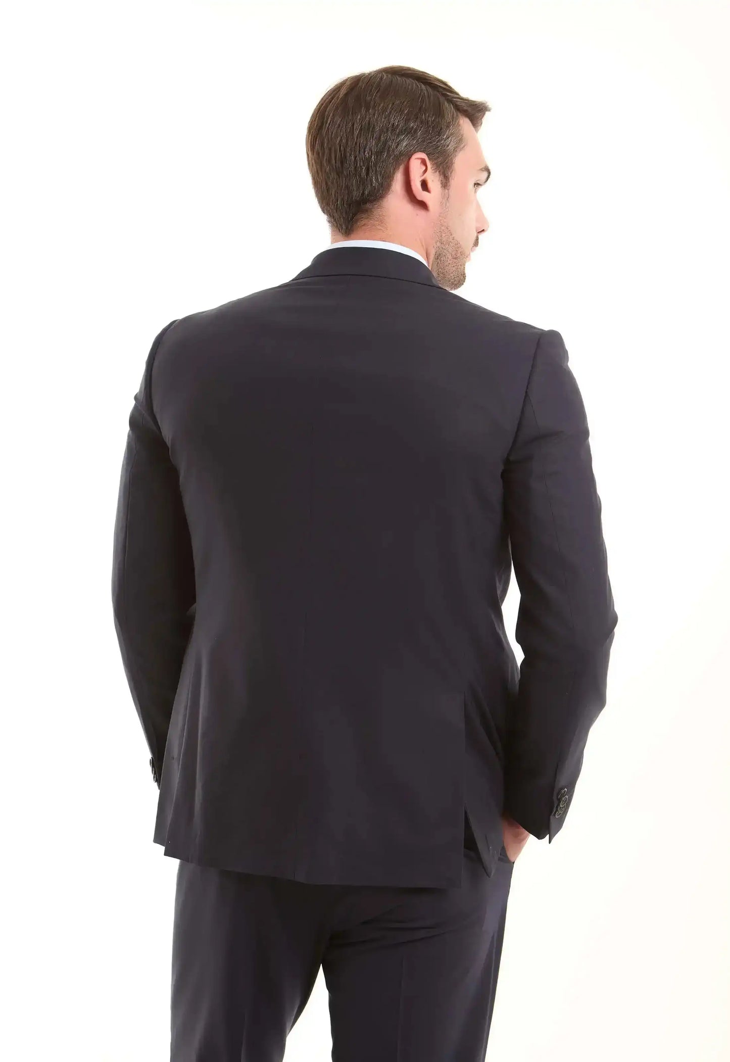 جاكيت بدلة مصمم من الصوف