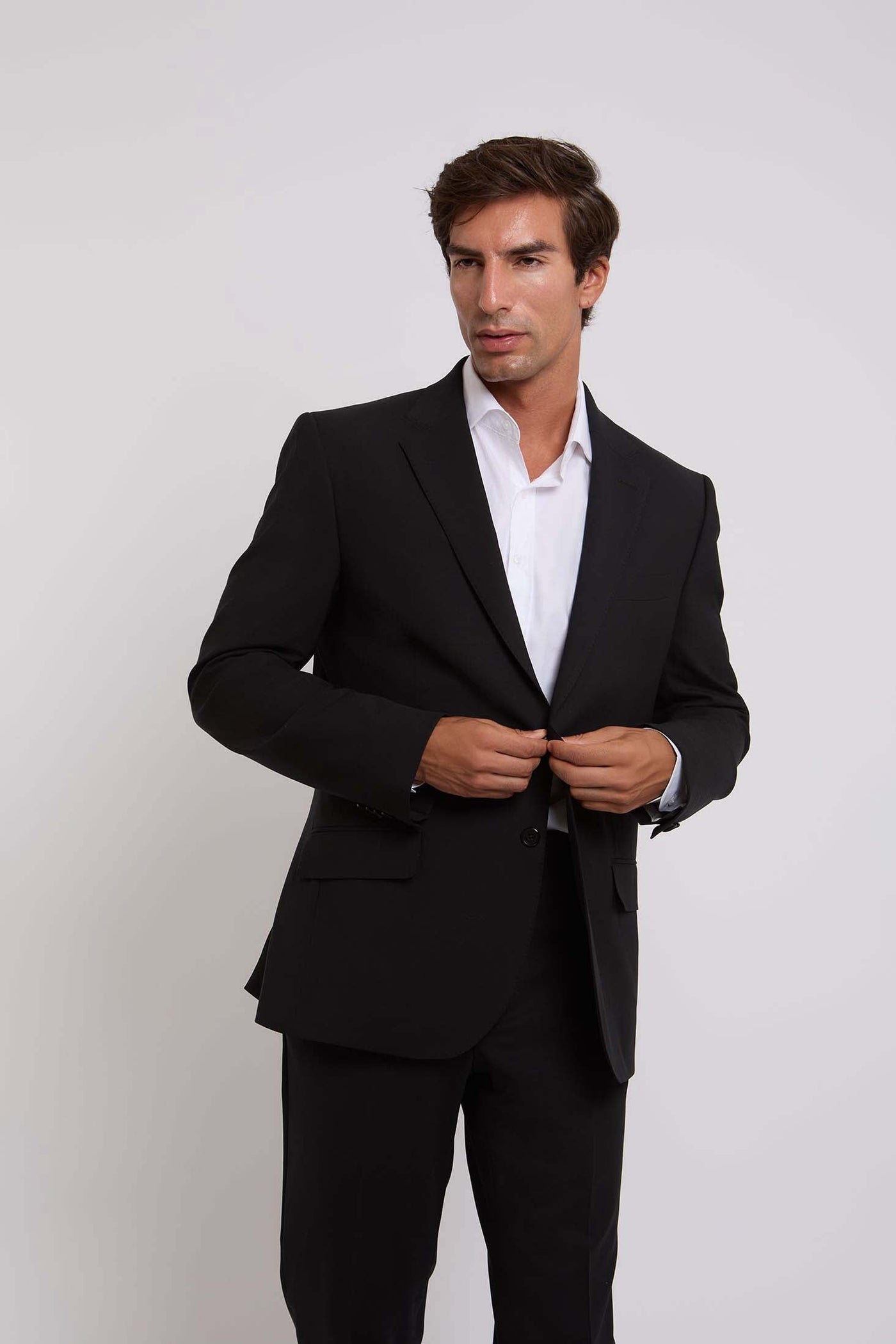 Men Regular Fit Suit Jacket - Black