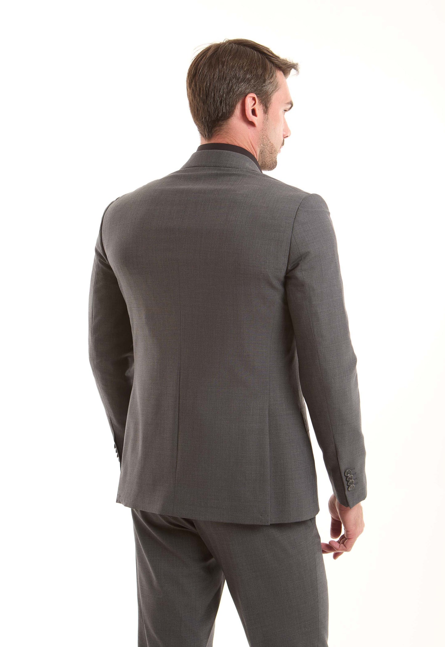 Men Regular Fit Suit Jacket - Black