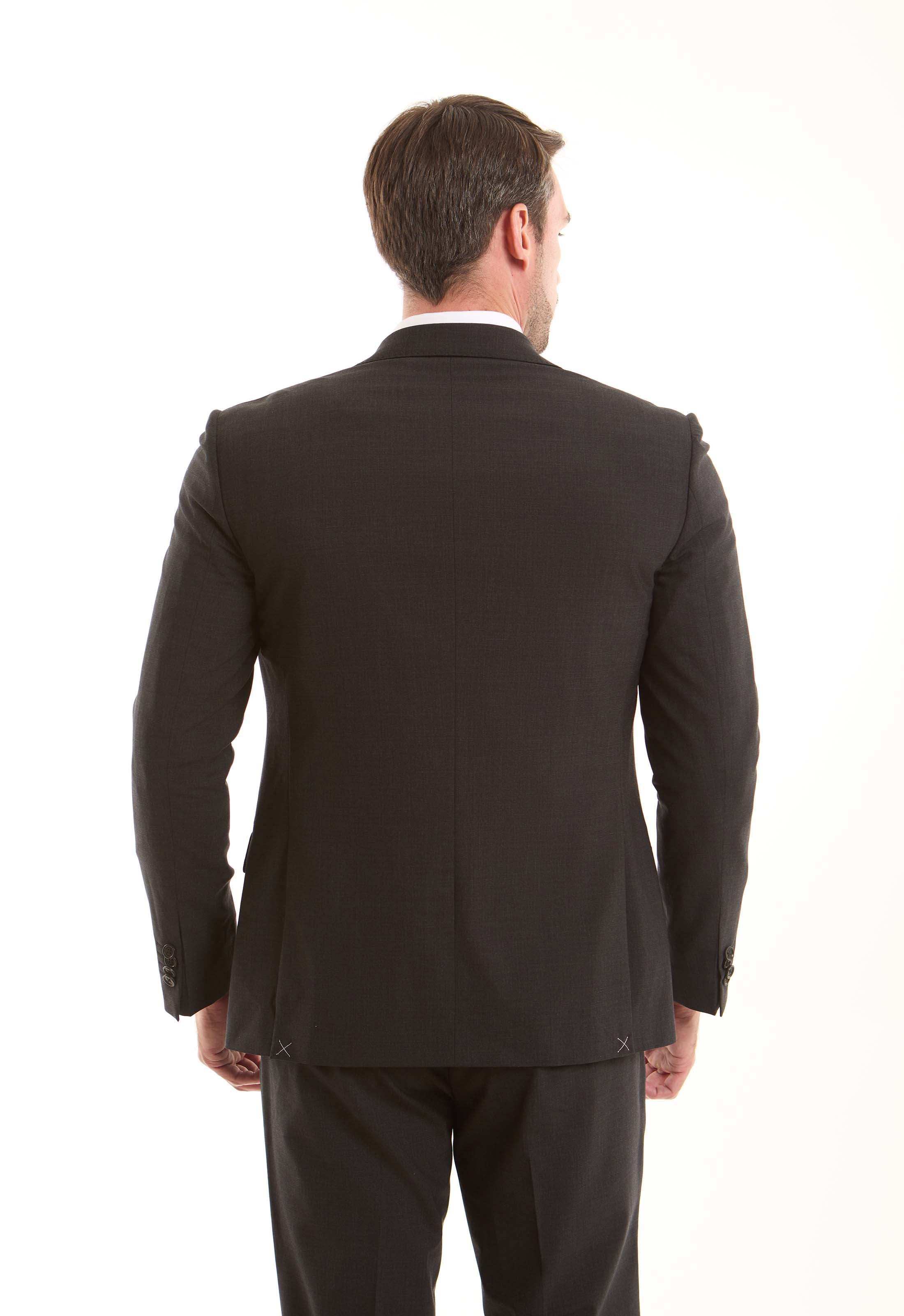 Tailored Wool-Blend Suit Jacket