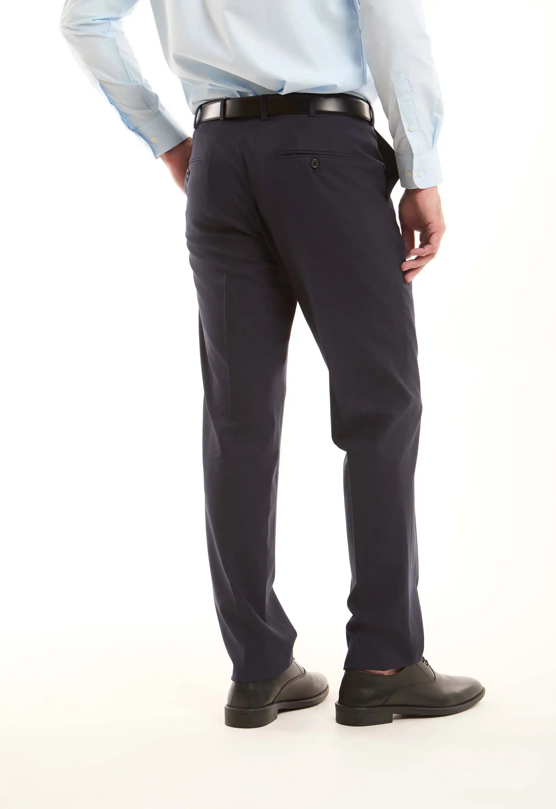Classic Wool-Blend Suit Pants