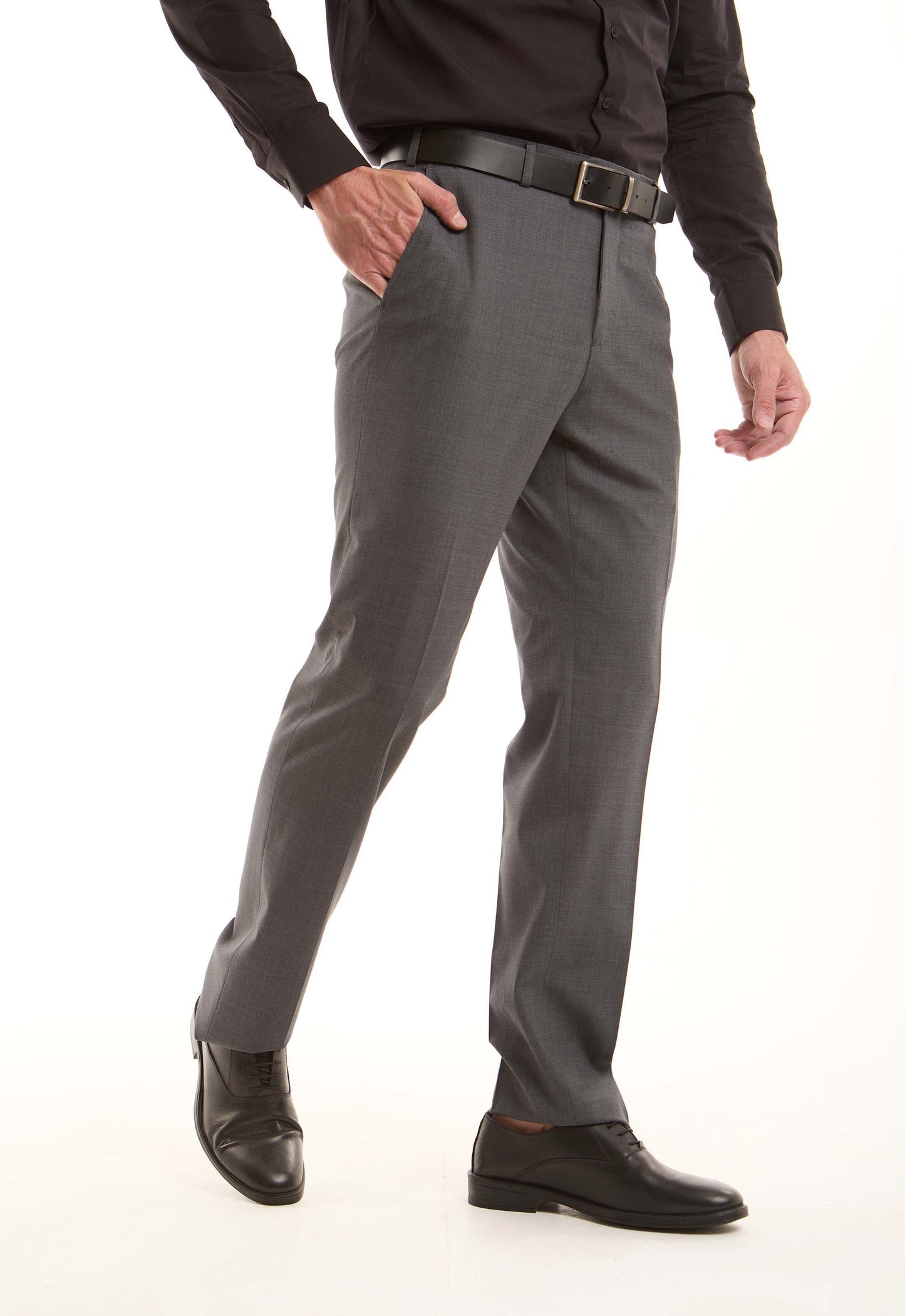 Classic Wool-Blend Suit Pants
