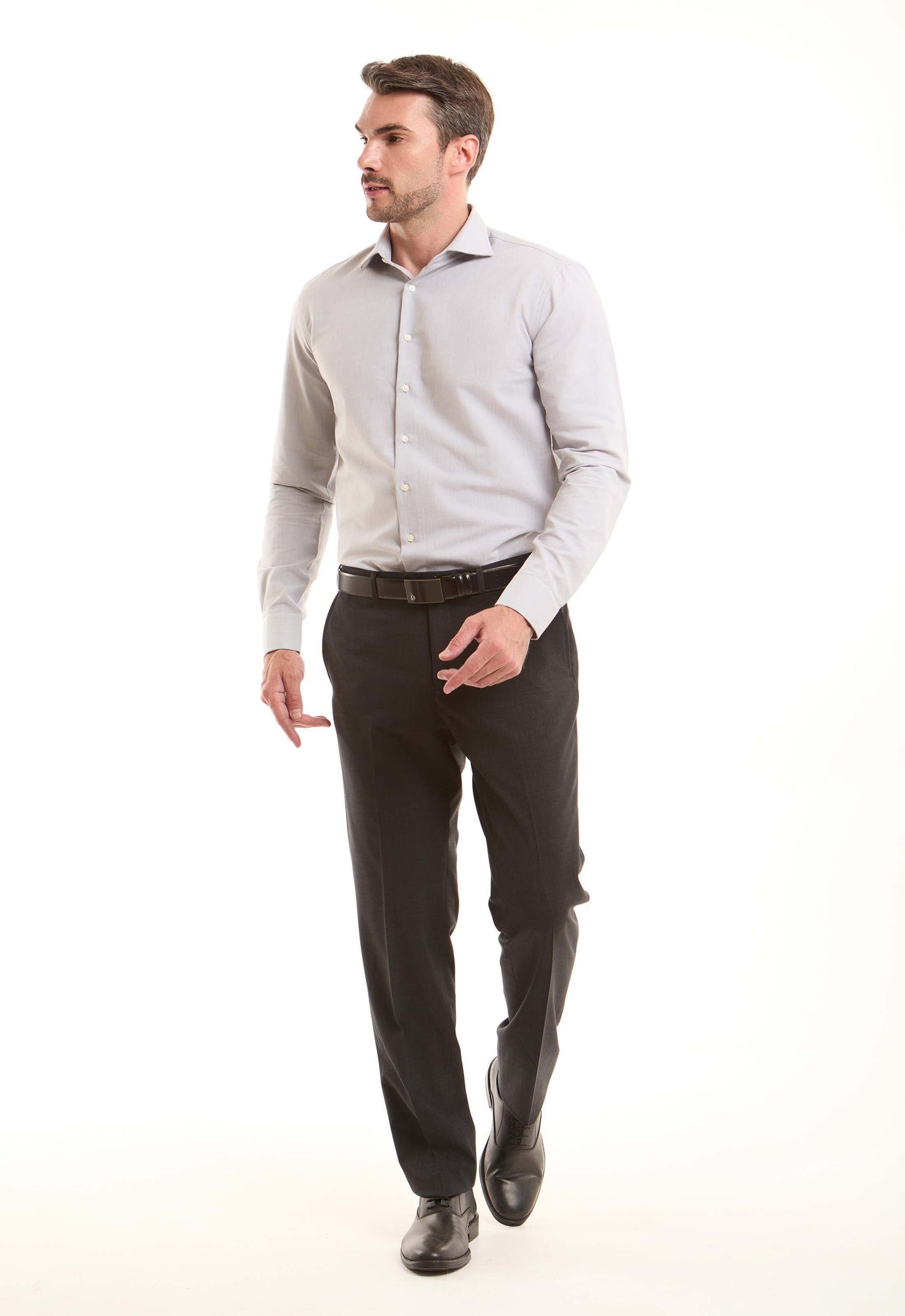 Classic Wool-Blend Suit Pants