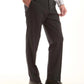 بنطلون بدلة رمادي بقصة مستقيمة