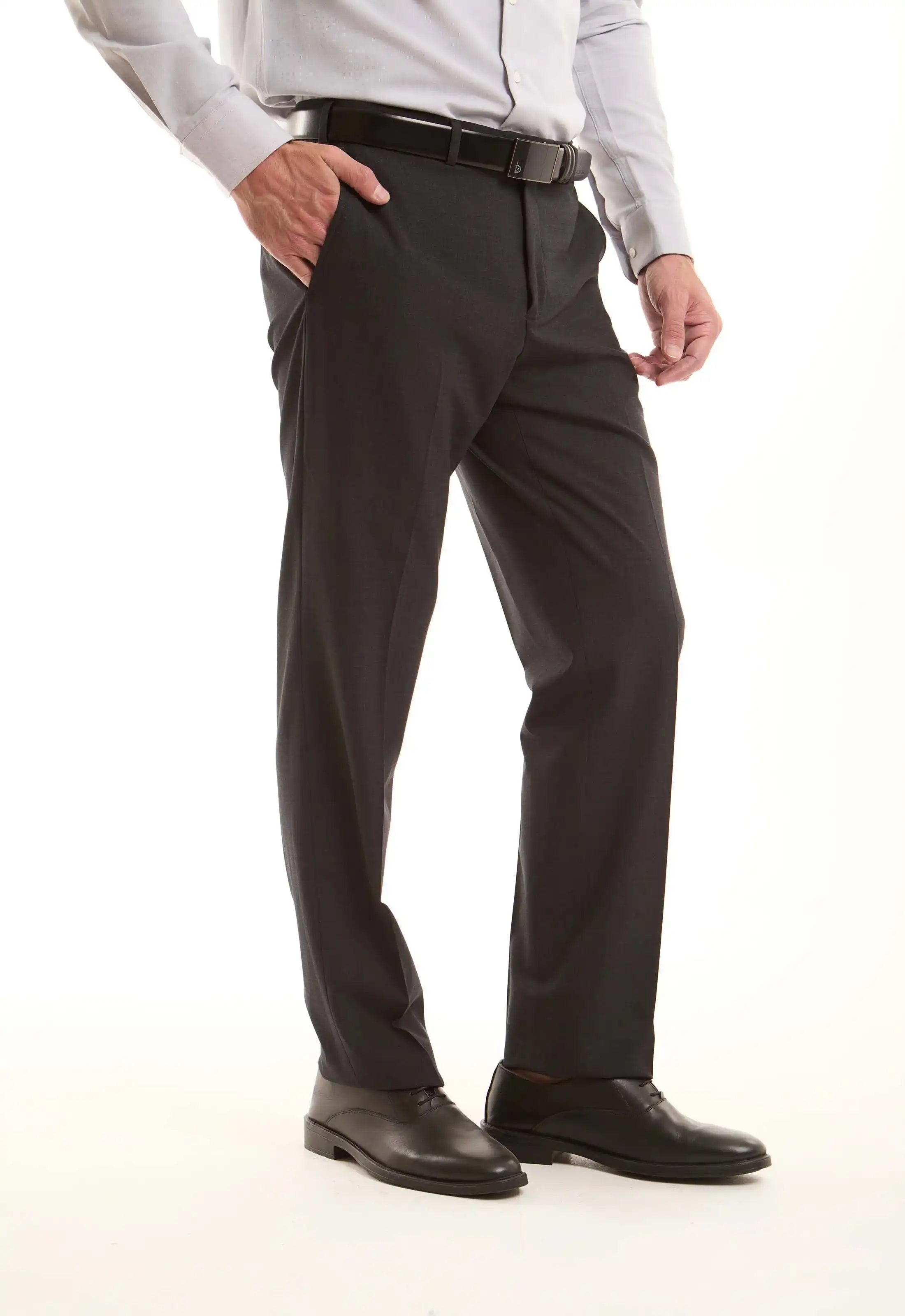 Classic Wool-Blend Suit Pants