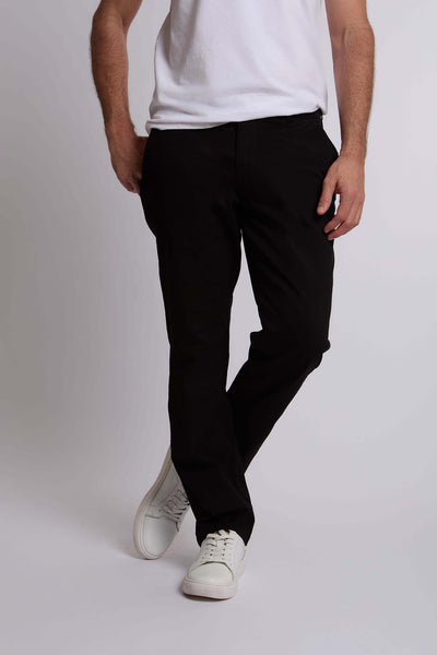 Men Regular Fit Pant - Black