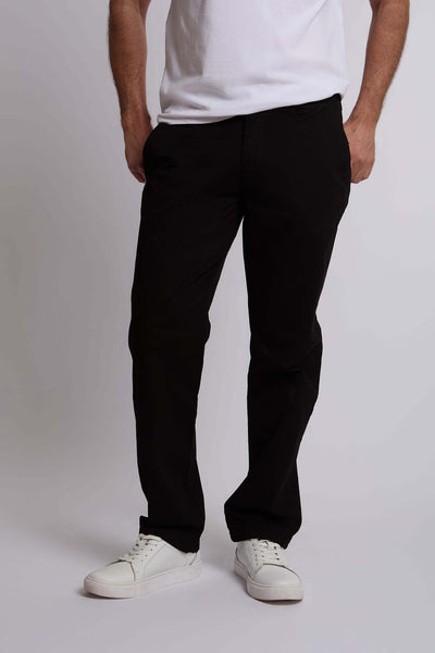 Men Regular Fit Pant - Black