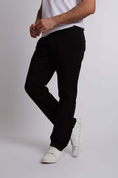 Men Regular Fit Pant - Black