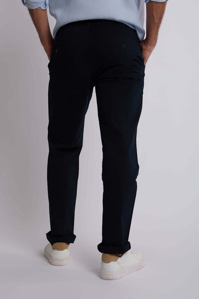 Men Regular Fit Pant - Navy