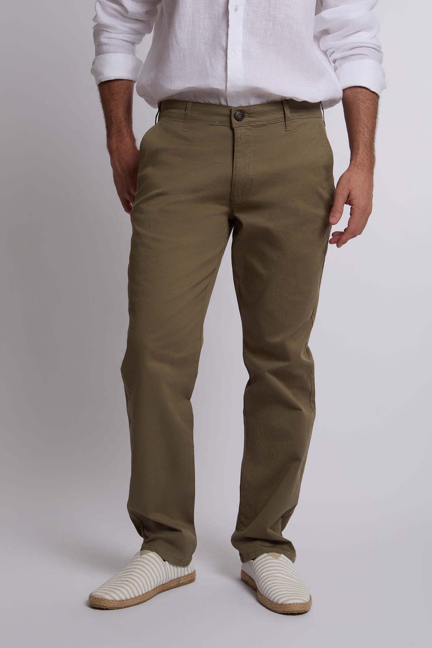 Men Regular Fit Pant - Green