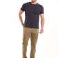 Stretch Cotton Straight Chinos Pants