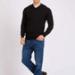 Men Regular Fit Pullover Black